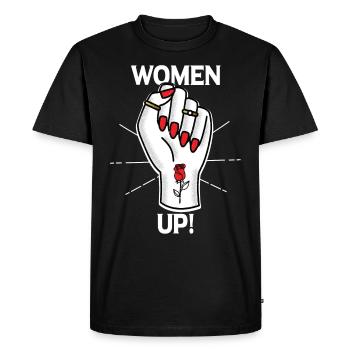 Féministe féministe cadeau feminist - T-shirt Premium bio Homme - noir - Devant - Nico (187cm)