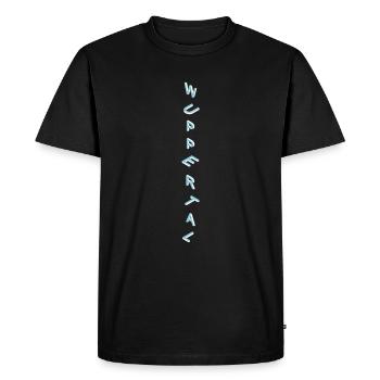 Wuppertal - T-shirt Premium bio Homme - noir - Devant - Nico (187cm)