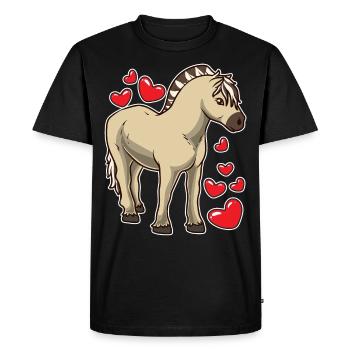 Fjordferd Cadeau - T-shirt Premium bio Homme - noir - Devant - Nico (187cm)