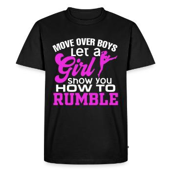Wrestling Girls Judo Mixed Martial Arts Sport MMA T - Men's Premium Organic T-Shirt - black - Front - Nico (187cm)