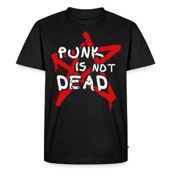 Punk Skinhead Rebellion Oi Gift Idea Anarchist - Men's Premium Organic T-Shirt - black - Front - Nico (187cm)