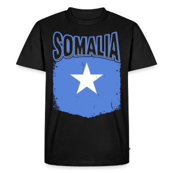 Somalie Drapeau Somali Cadeau - T-shirt Premium bio Homme - noir - Devant - Nico (187cm)