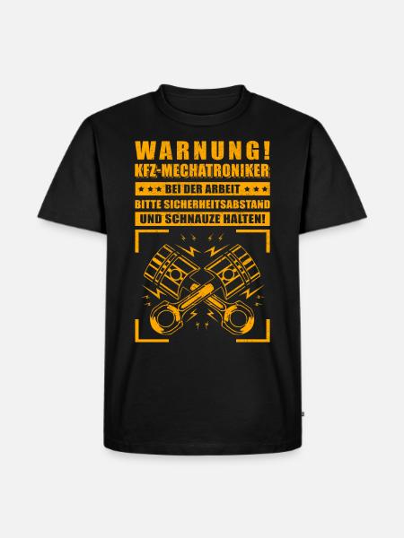 Kfz-Mechatroniker | Kfz-Mechaniker Beruf Geschenk - Männer Premium Bio T-Shirt - Schwarz