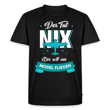 RC Model Design for a RC Model Maker - Men's Premium Organic T-Shirt - black - Front - Nico (187cm)