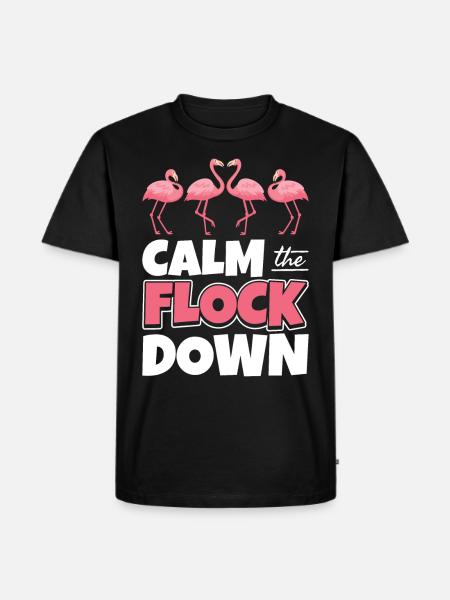 Calm the herd down - Men's Premium Organic T-Shirt - black
