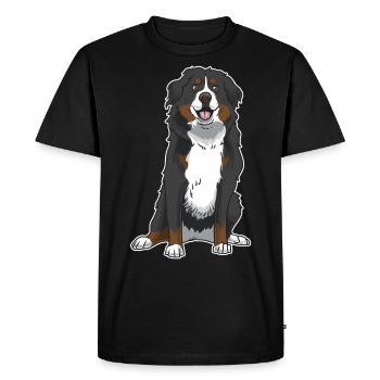 Berner Sennenhund Geschenk - T-shirt Premium bio Homme - noir - Devant - Nico (187cm)