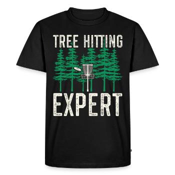 Disc Golf Discgolf | Disc golfer gift - Men's Premium Organic T-Shirt - black - Front - Nico (187cm)