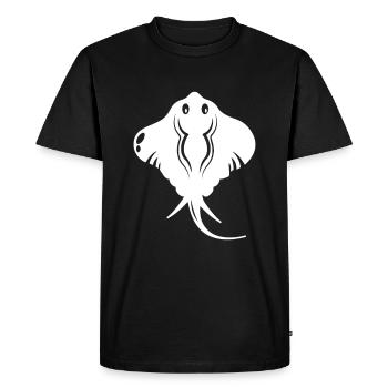 Stingray rays poison sting sea - Men's Premium Organic T-Shirt - black - Front - Nico (187cm)