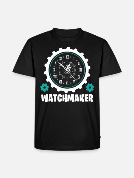 Watchmaker Watchmaker Watchmaker Gift - Men's Premium Organic T-Shirt - black