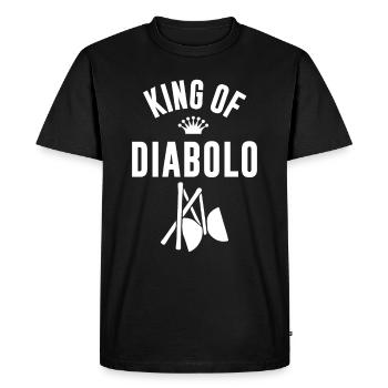 Diabolo King Sport scolaire Jonglerie Hobby - T-shirt Premium bio Homme - noir - Devant - Nico (187cm)