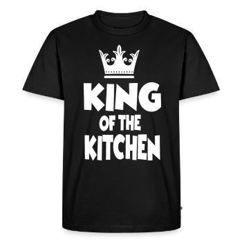 King Of The Kitchen - T-shirt Premium bio Homme - noir - Devant - Nico (187cm)