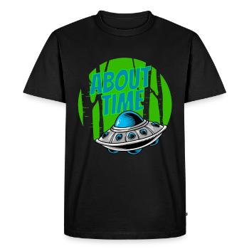 Alien - T-shirt Premium bio Homme - noir - Devant - Nico (187cm)