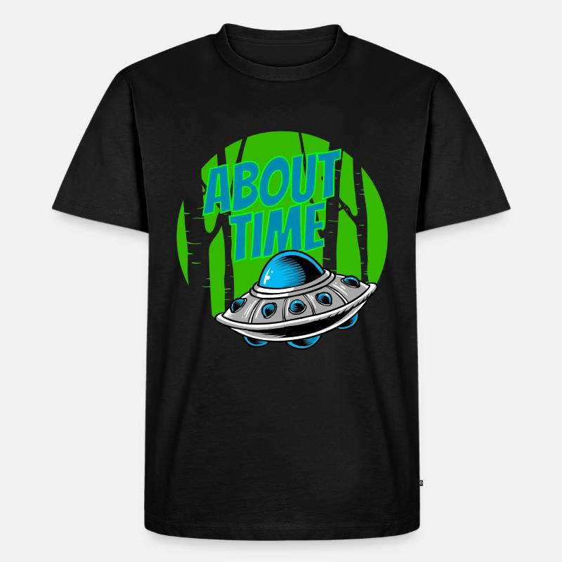 Alien - Männer Premium Bio T-Shirt - Schwarz