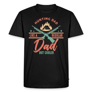 Hunting Dad Like A Regular Dad But Cooler - T-shirt Premium bio Homme - noir - Devant - Nico (187cm)