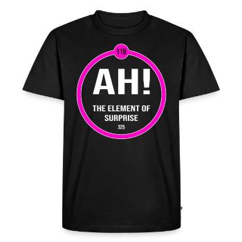 Chimie Element chimiste Profession Labor Pun - T-shirt Premium bio Homme - noir - Devant - Nico (187cm)