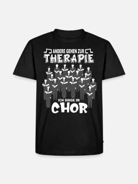 Chor - Männer Premium Bio T-Shirt - Schwarz