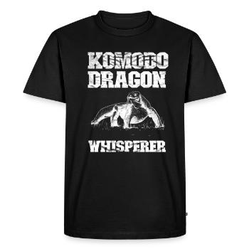 Komodo Dragon - Men's Premium Organic T-Shirt - black - Front - Nico (187cm)