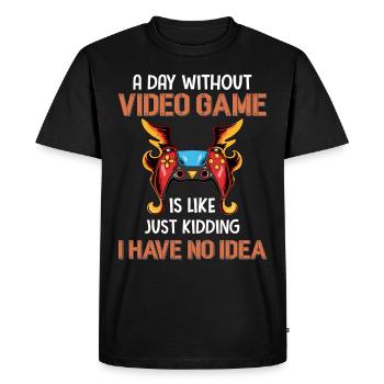 Jeux vidéo Jeu De Jeu Vidéo - T-shirt Premium bio Homme - noir - Devant - Nico (187cm)