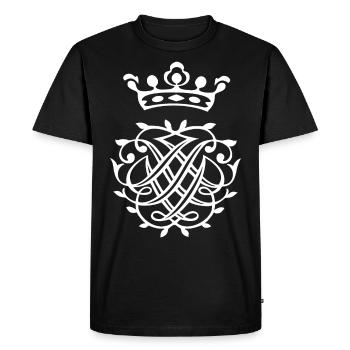 Johann Sebastian Bach Monogramm Siegel - Männer Premium Bio T-Shirt - Schwarz - Vorne - Nico (187cm)