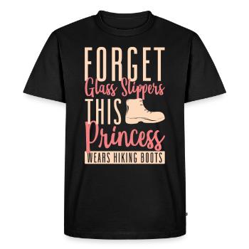 Hiking Girl Princess Loves Boots - T-shirt Premium bio Homme - noir - Devant - Nico (187cm)