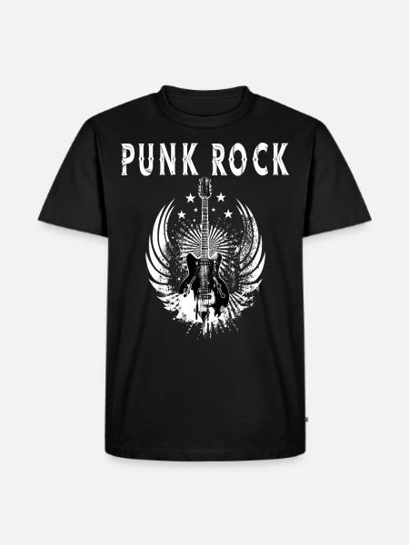Punk rock - Men's Premium Organic T-Shirt - black