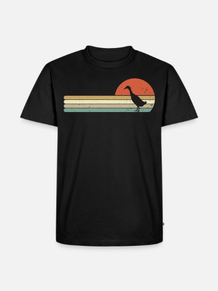 Canards couru - T-shirt Premium bio Homme - noir