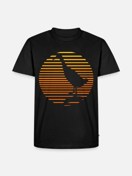 Laufente Laufenten Enten Geschenk - Männer Premium Bio T-Shirt - Schwarz
