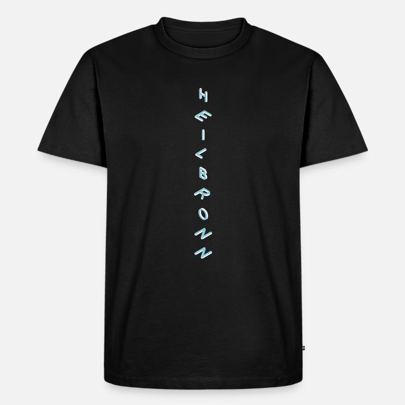 Heilbronn - Männer Premium Bio T-Shirt - Schwarz