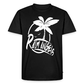 Palm Angeles pulle, palm spring, palm beach - T-shirt Premium bio Homme - noir - Devant - Nico (187cm)