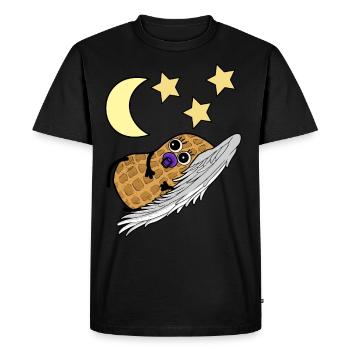 Bébé Enfant Enfants Naissance Maternelle - T-shirt Premium bio Homme - noir - Devant - Nico (187cm)