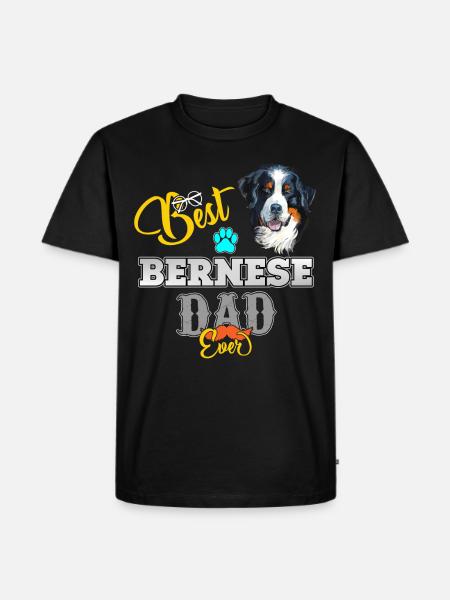 Berner Sennenhund - Männer Premium Bio T-Shirt - Schwarz