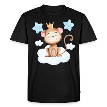 Sweet Monkey Baby - Men's Premium Organic T-Shirt - black - Front - Nico (187cm)