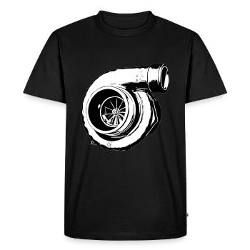 / Paul Walker JDM /Turbocharge/Turbocharged /Tuning - T-shirt Premium bio Homme - noir - Devant - Nico (187cm)