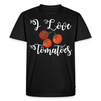 Tomates jardiniers amateurs | Jardin jardin cadeau jardinier - T-shirt Premium bio Homme - noir - Devant - Nico (187cm)