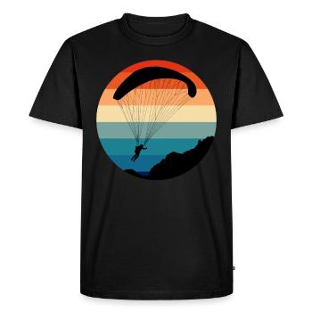 Gleitschirm Flieger Paraglider Pilot Paraglide - Men's Premium Organic T-Shirt - black - Front - Nico (187cm)