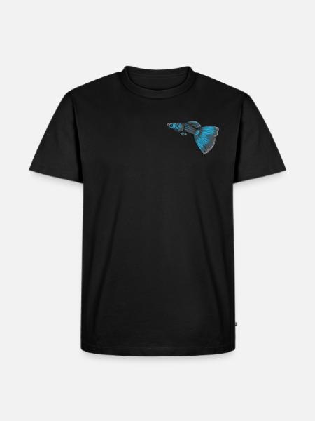 Guppy aquarian poisson cadeau - T-shirt Premium bio Homme - noir