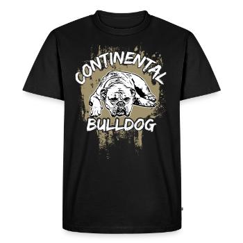 Colorbulls Conti Bulldoggen Continental Bulldogs - T-shirt Premium bio Homme - noir - Devant - Nico (187cm)