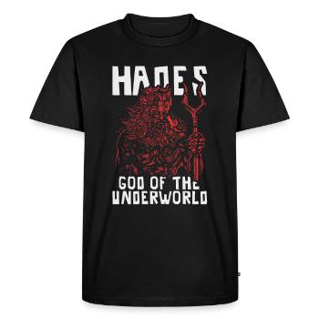 Hadès Dieu des enfers de dieux grecs Mythe - T-shirt Premium bio Homme - noir - Devant - Nico (187cm)