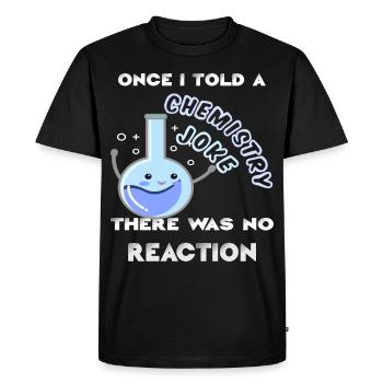 Idée cadeau de technicien de laboratoire de chimie chimiste chimiste - T-shirt Premium bio Homme - noir - Devant - Nico (187cm)