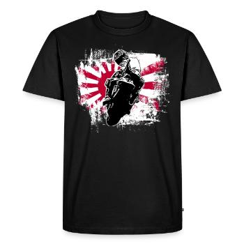 Motorcycle Lifestyle / Motorcycle / Motorcyclebiker - Men's Premium Organic T-Shirt - black - Front - Nico (187cm)
