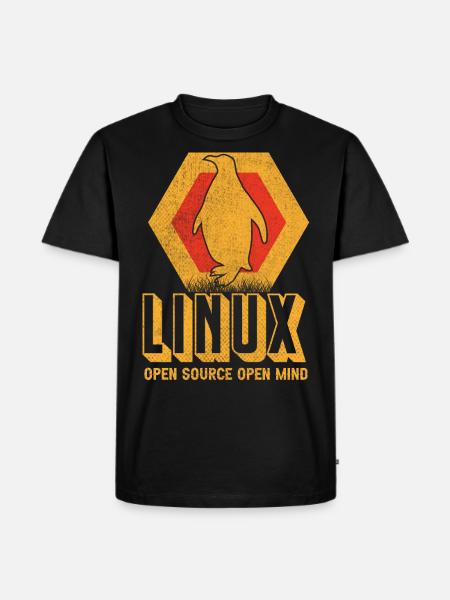 Linux Geek Informaticien - T-shirt Premium bio Homme - noir