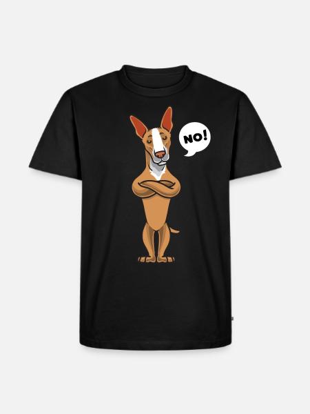 Regalo per cani Sturer Podenco - Maglietta ecologica premium da uomo - nero
