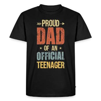 13 anniversaire de fête d’anniversaire adolescent cadeau - T-shirt Premium bio Homme - noir - Devant - Nico (187cm)