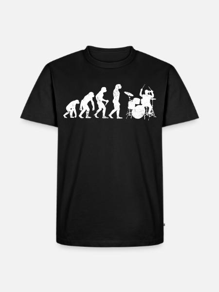 Drums Development Drummer Drummer Tromml - Men's Premium Organic T-Shirt - black