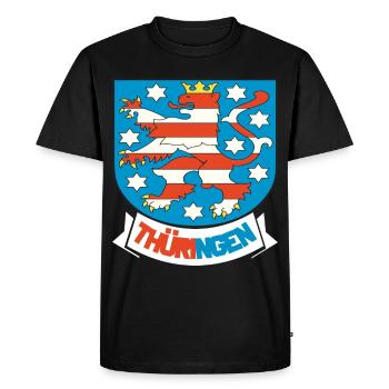 Thüringer Thüringen Erfurt Geschenk - T-shirt Premium bio Homme - noir - Devant - Nico (187cm)