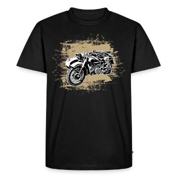 Mofa Moped Moped Spann Ural Ostalgie RDA mofa DDR Mope - T-shirt Premium bio Homme - noir - Devant - Nico (187cm)