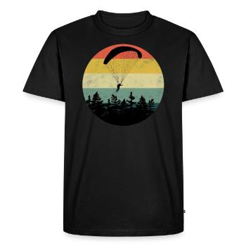Parapente Parapente Parapente - T-shirt Premium bio Homme - noir - Devant - Nico (187cm)