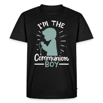 Communion Communion I'm the Communion Boy - Men's Premium Organic T-Shirt - black - Front - Nico (187cm)