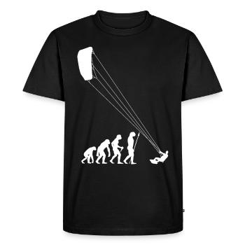 Evolution Kitesurfing Surfing Kitesurf Gift - Men's Premium Organic T-Shirt - black - Front - Nico (187cm)