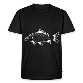 Pêche Pêche Pêche Hobby Animaux aquatiques - T-shirt Premium bio Homme - noir - Devant - Nico (187cm)